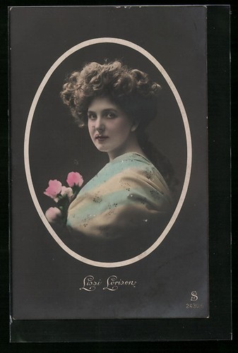 Carte postale photo - l.j., &