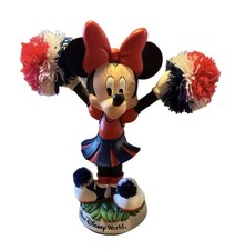 Figurine Resine Minnie Cheerleader Walt DISNEY WORLD Pompom Girl