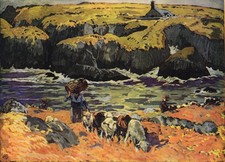 Edition Luxe  Velin  d'annam Pointe du Van 1930 MATHURIN MEHEUT héliogravure