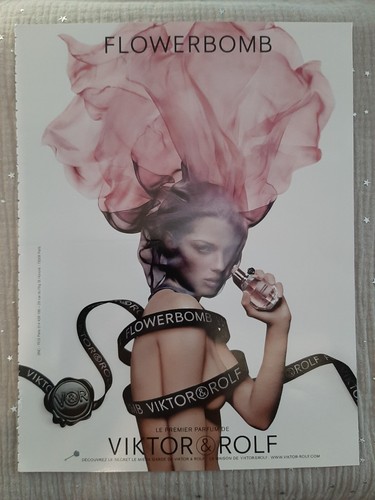 Publicité papier parfum - publicité,