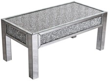 Luxe Table Basse Argent Table