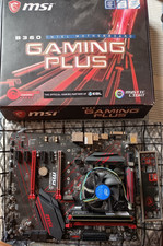 KIT carte mère MSI B360 gaming plus + core i3 8100 + 20 Go DDR4