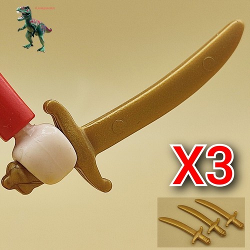 Playmobil épée pirate - x3,