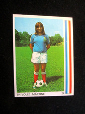 THIVOLLE  EQUIPE FRANCE FEMININE N° 24 FOOTBALL 78 GLOWACKI sticker panini 1978