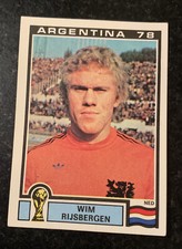 VIM RIJSBERGEN HOLLANDE N° 263 - IMAGE PANINI FOOT ORIGINALE ARGENTINA 78