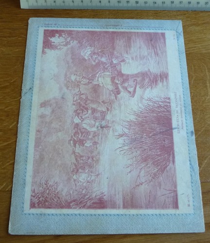 Ancien protège cahier moyens - ancien, "moyens