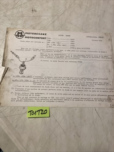 1972 motobécane motoconfort - 1972,