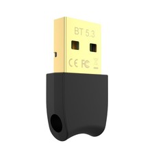 Real Bluetooth 5.3 USB Adapter Wireless Dongle For Desktop Laptop Windows PC TV
