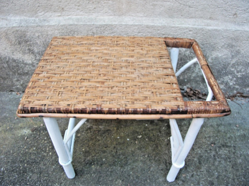 Table basse rotin année - basse, 60