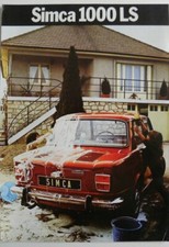 Brochure SIMCA CHRYSLER 1000