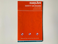 EASYJET Boeing 737 Card Carte de Sécurité