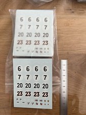 Lot De 2 X Planche De Decals 1/43 Ferrari 330P4  Annecy No MFH43  Amr Make Up