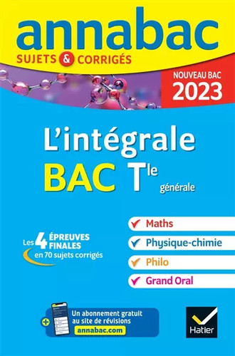 Annales bac annabac 2023 - annales,