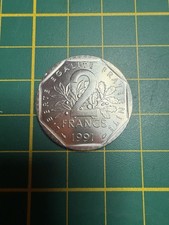 Mythique 2 Francs Semeuse 1991 Frappe Monnaie Superbe