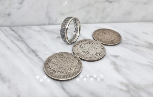 Bague pièce monnaie 2 - de,