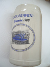 Chope à bière en grès