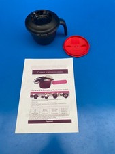 ⚜️ Cuiseur à Riz Micro-Ondes 550 ml Tupperware Couleur Noir + Recette