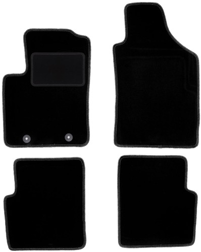 Tapis sol velours noir - de,