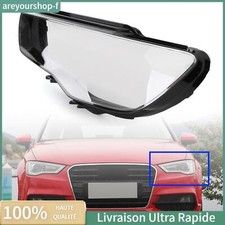 Couvercle de phare Lentille de phare gauche pour Audi A3 2013-2016 Clair