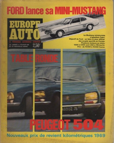 Europe auto 1969 peugeot - europe,