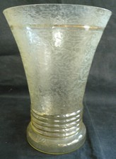 Vase vintage verrerie de Vianne fait main – Hauteur 20 cm REF 4289