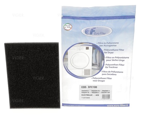 Filtre mousse pour - , linge