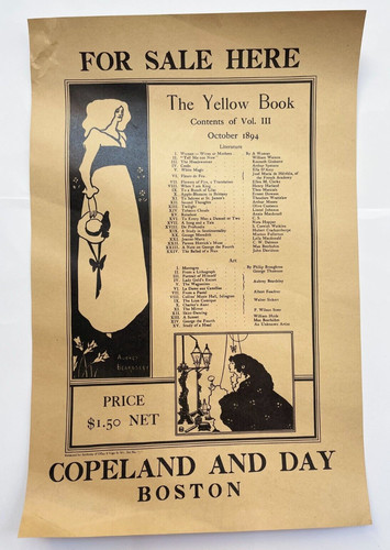 Beardsley affiche - a., (xixe)