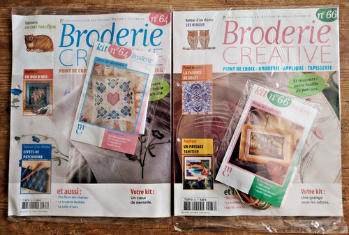 Lot magazines broderie - lot,