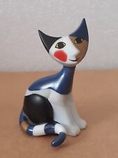 Rosina Wachtmeister bleu noir 7,5cm figurine Chat Goebel porcelaine