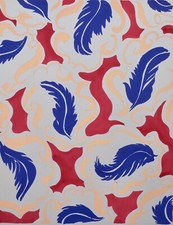 Atelier TESTEMALE - Peinture originale - Gouache - Projet de tissu 2