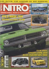 NITRO n°217 Août 2005 PLYMOUTH BARRACUDA 1970 MUSTANG SALEEN BATMOBILE 2005