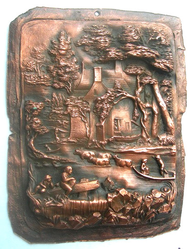 Plaque décorative bas - décorative, bas-relief