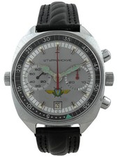 Poljot Sturmanskie Remontage Manuel Chronographe Hommes Kal. 3133, Fonctionne