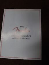 BROCHURE GUITARE ACOUSTIQUE FENDER 1995 INTERNATIONAL SERIES