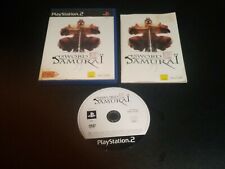 Sword Of The Samuraï Ps2