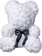 Ours En Rose Couleur Blanche