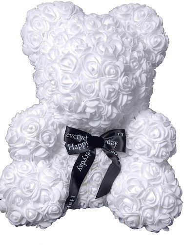 Ours rose couleur blanche - en,