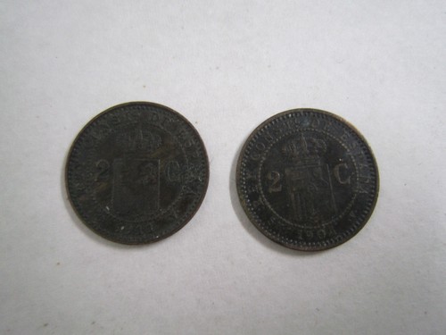 Lot monnaies cuivre - lot, 2