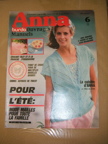 Anna burda ouvrages manuels - anna,