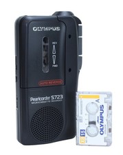 Olympus Pearlcoder S723 Dictaphone Lecteur Microcassette  (B-229)