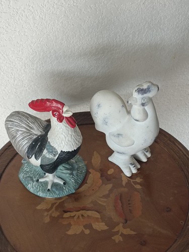 Lot figurines coq - 2,