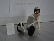 PLAYMOBIL vintage city infirmière fauteuil roulant hôpital 3362 V2 #5 / 3432