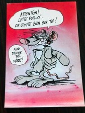 CARTE POSTALE 15X10 PTILUC 1991 LES RATS RAT'S 