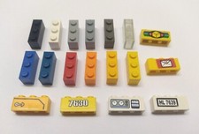 LEGO Brique/Brick 1x3 ¤ 3622 ¤ Choose Colors or Patern ¤ modèle au choix ¤ TBE