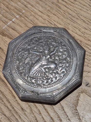 Poudrier ancien argent 900 - , –