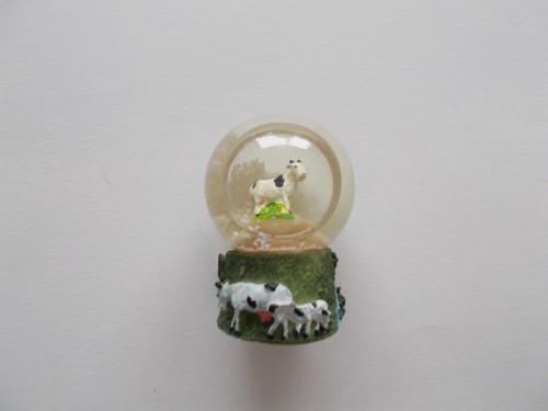 Boule neige vache en - à,