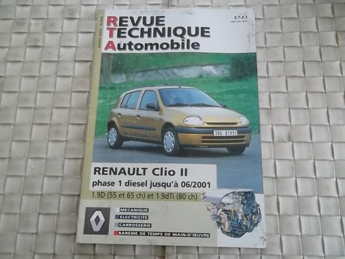 Revue technique renault - technique, clio