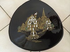 Assiette Décorative   LONGWY  " alsace " 10septA