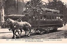 75 .n° 108875 . paris. tramway a traction animale de la compagnie generale .