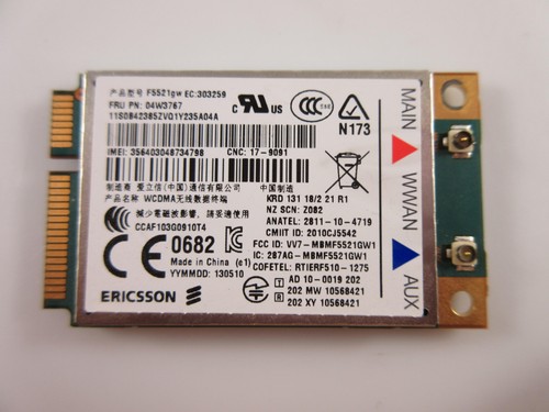 Carte wwan lenovo thinkpad - carte,
